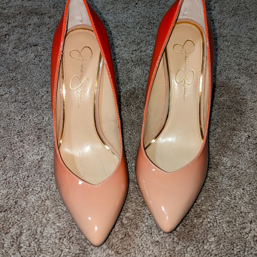 JESSICA SIMPSON OMBRE PUMPS 9.5